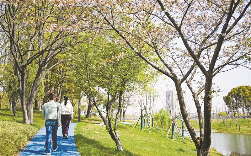 綠化景觀串聯(lián)16個園區(qū)、2片住宅區(qū)和6個公園 “超級公園大道”亮相新吳  